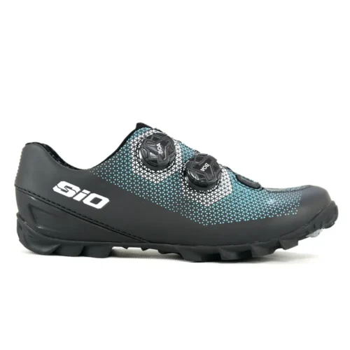 Zapatilla Mtb KR1 Negra/Azul Turquesa - Sio
