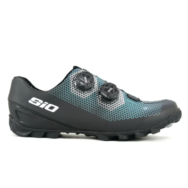 Zapatilla Mtb KR1 Negra/Azul Turquesa - Sio