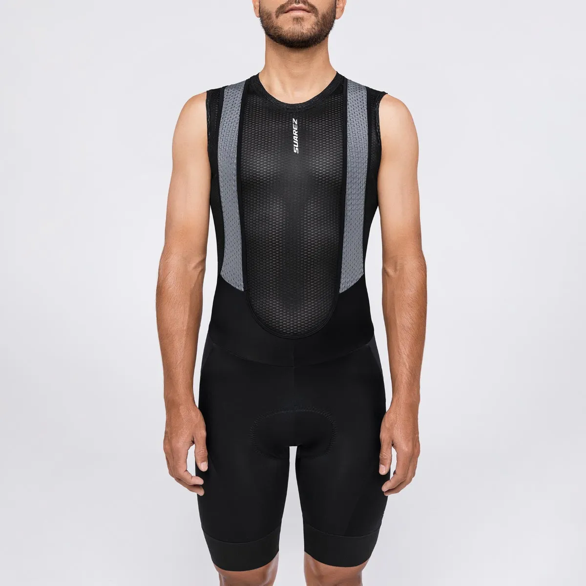 Licra/Pantaloneta De Ciclismo Hombre Atom 2.4 Negra - SUAREZ