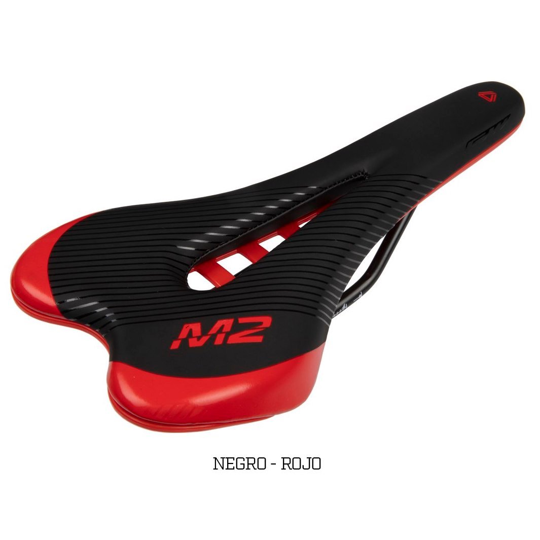 Sillin Mtb 130MM M2 Negro/Rojo - Gw