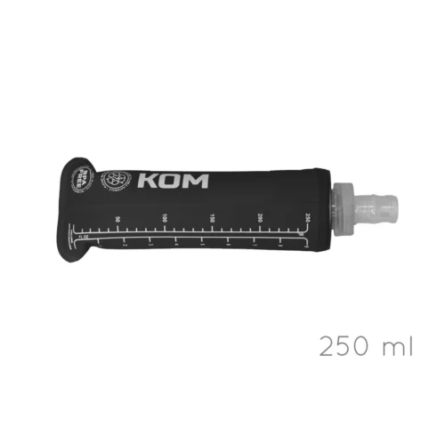 Soft flask Termo silicona 250 ml Negro - KOM