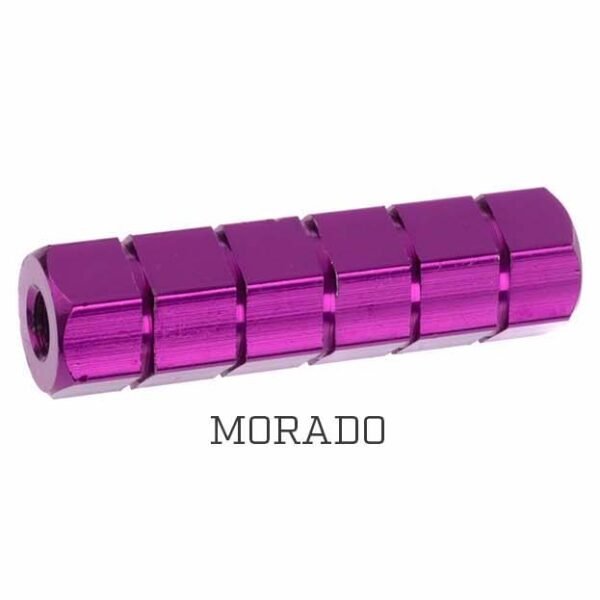 Soporte Pie Hexagonal Dw003 Aluminio Morado
