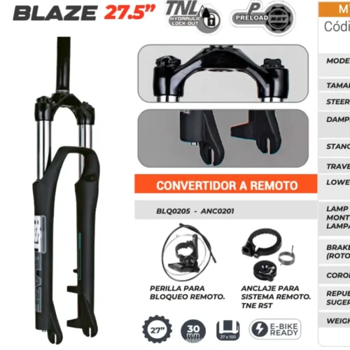 Suspension Blaze 27.5P TNL 100MM Disco 28,6MM Rst