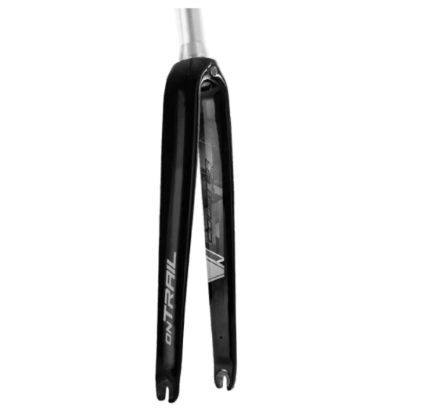 Tenedor 700" Carbono Counter Track Cónico Negro On Trail