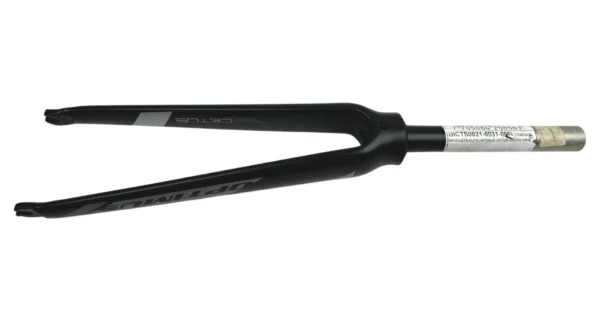 Tenedor Ruta 700" Aluminio Cetus Negro Optimus