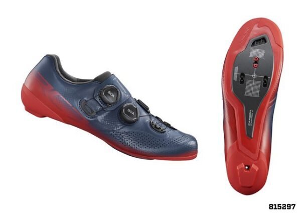 Zapatillas Ruta SH-RC702 Azul/Rojo - Shimano