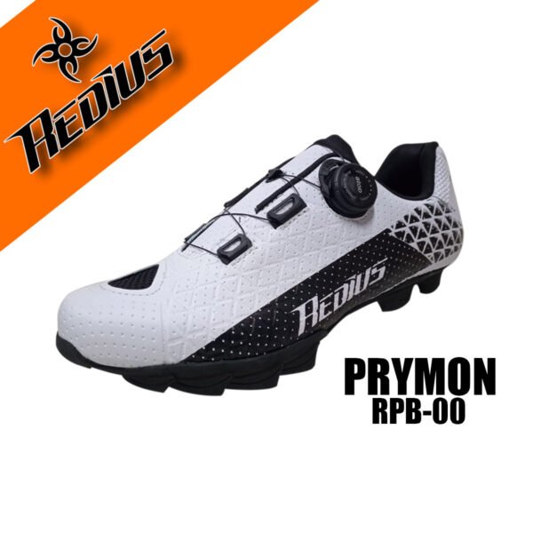 Zapatilla Mtb Prymon 1-2 Boas Blanca/Negra - Redius