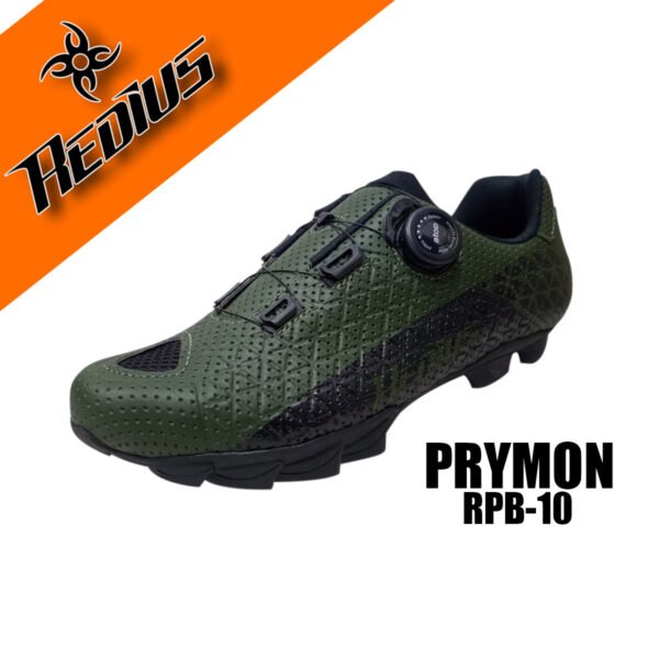 Zapatilla Mtb Prymon 1-2 Boas Verde/Negra - Redius