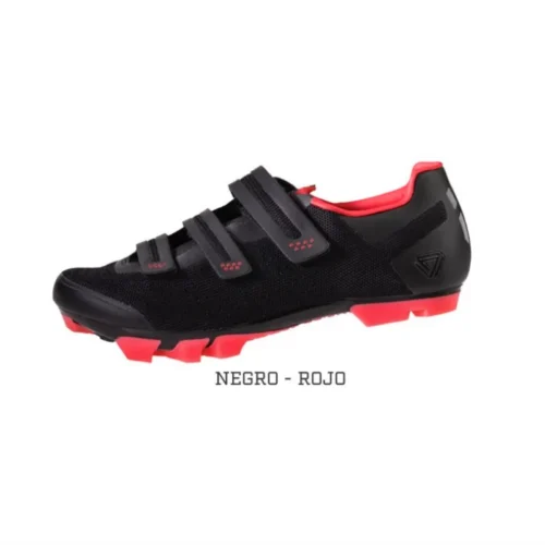 Zapatillas MTB RD Knit Straps Negro/Rojo - GW