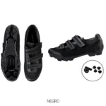 Zapatillas MTB RD Knit Straps Negro - GW