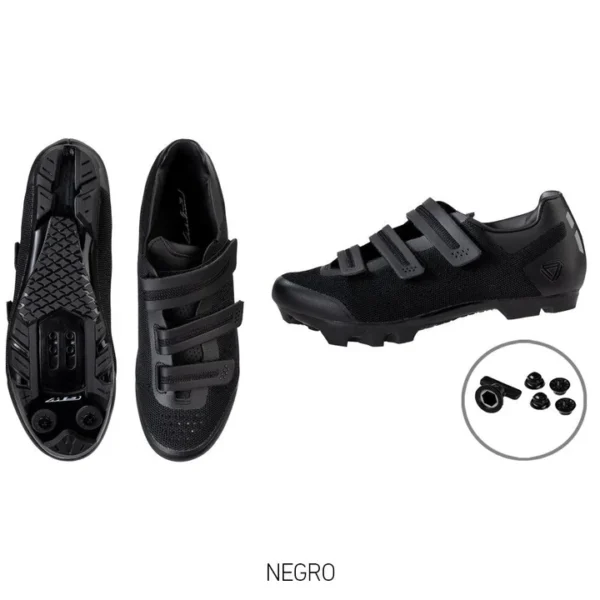 Zapatillas MTB RD Knit Straps Negro - GW