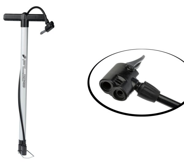 Bomba De Piso Larga A/V-F/V-D/V 590A Aluminio Gris Flip