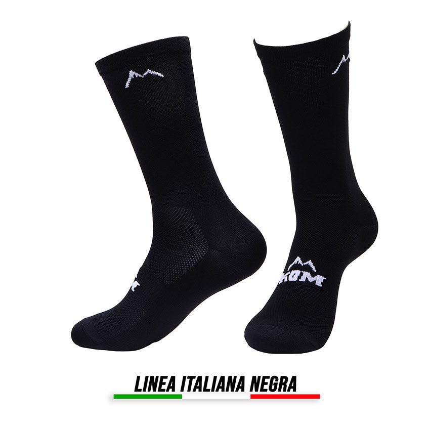 Medias MicroFibra Linea italiana Negras - KOM
