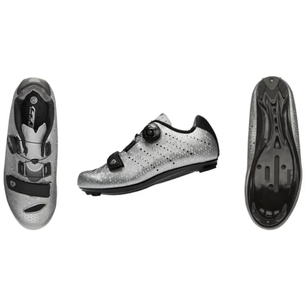 Zapatillas Ruta Snake Plateado - GW